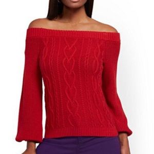 Dolman shoulder sweater